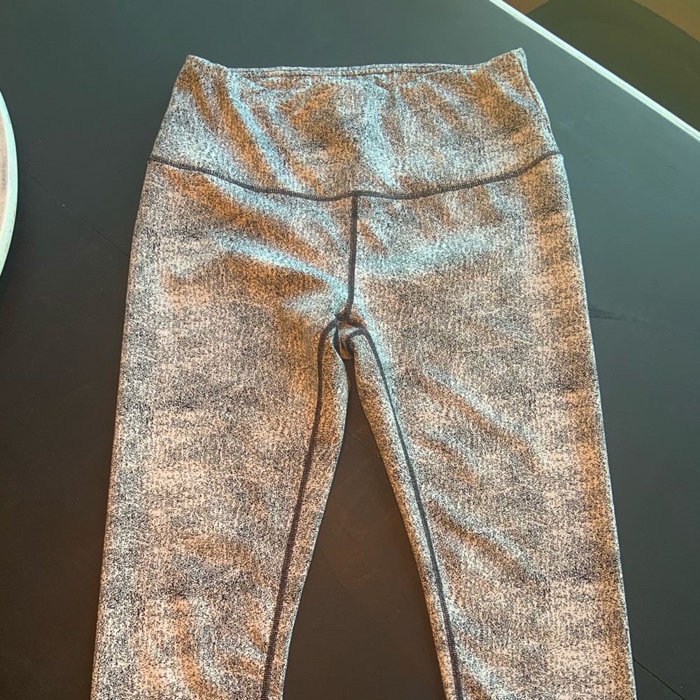 High waist yoga capris